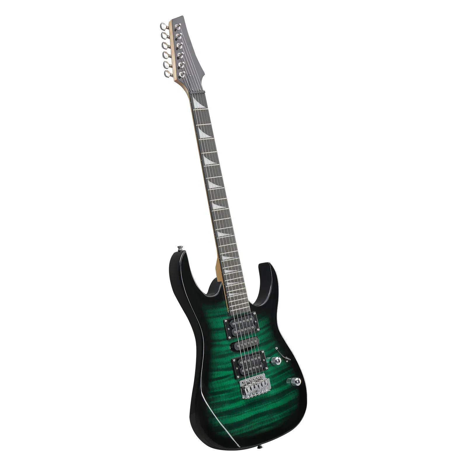 170 Model 39in Electric Guitar HSH Pickups Black complete starter kit suit for Hard Rock Tiger-striped… image 5