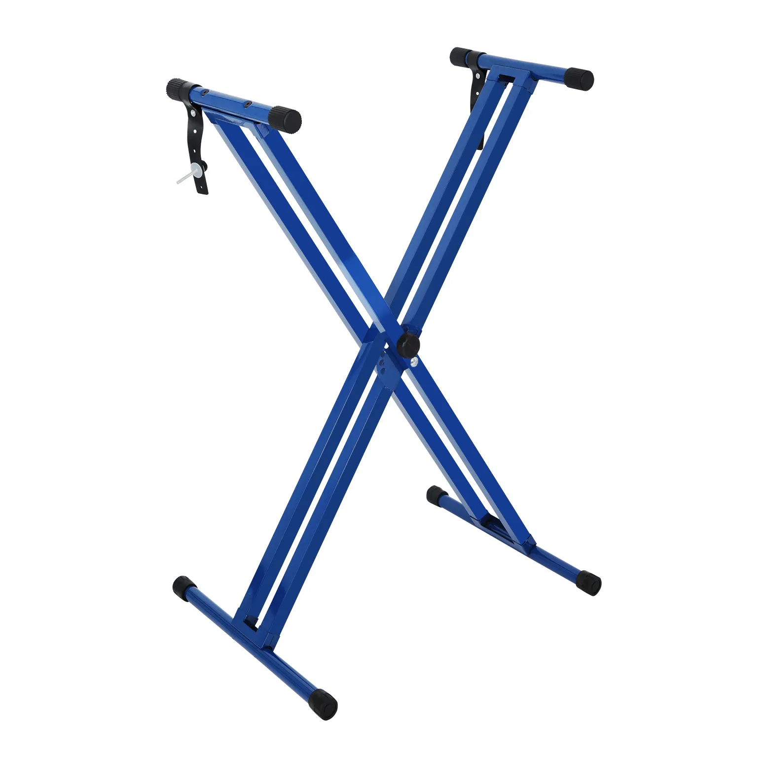 5 CORE Piano Keyboard Stand Double X Style Heavy Duty Adjustable Digital Electric Piano Riser Durable & Sturdy Music Synthesizer Holder Stands For 61 76 88 Keys w Secure Locking Strap