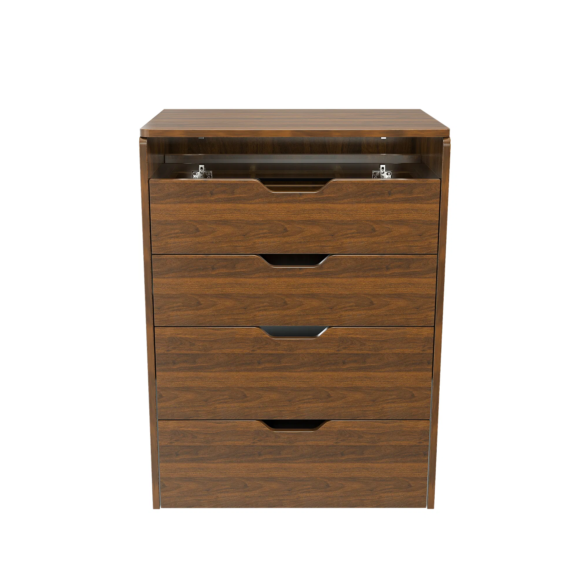 3-in-1 Vanity Desk with Lighted Mirror
