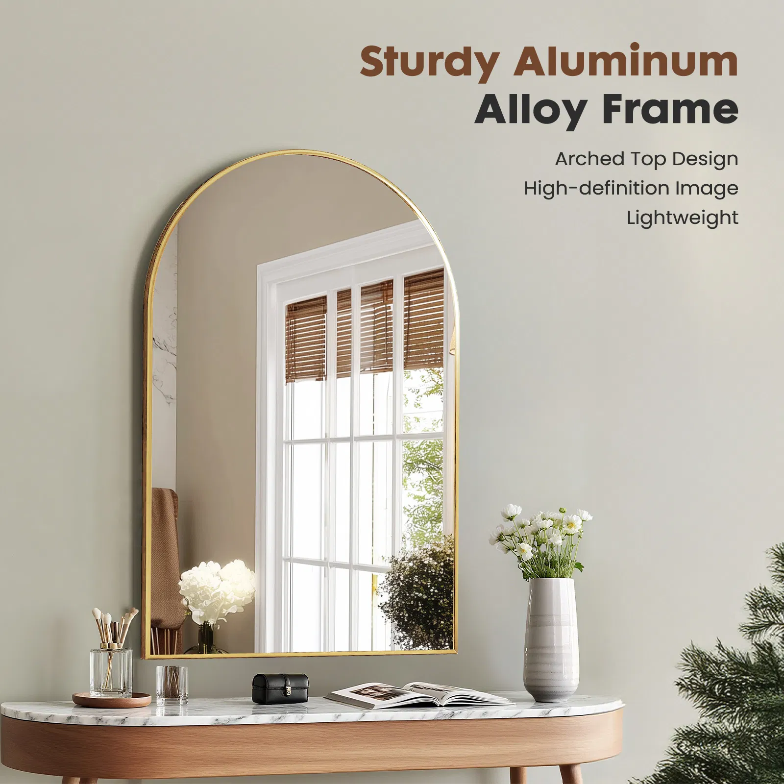 Arched Wall Mirror, picture 4 of 10