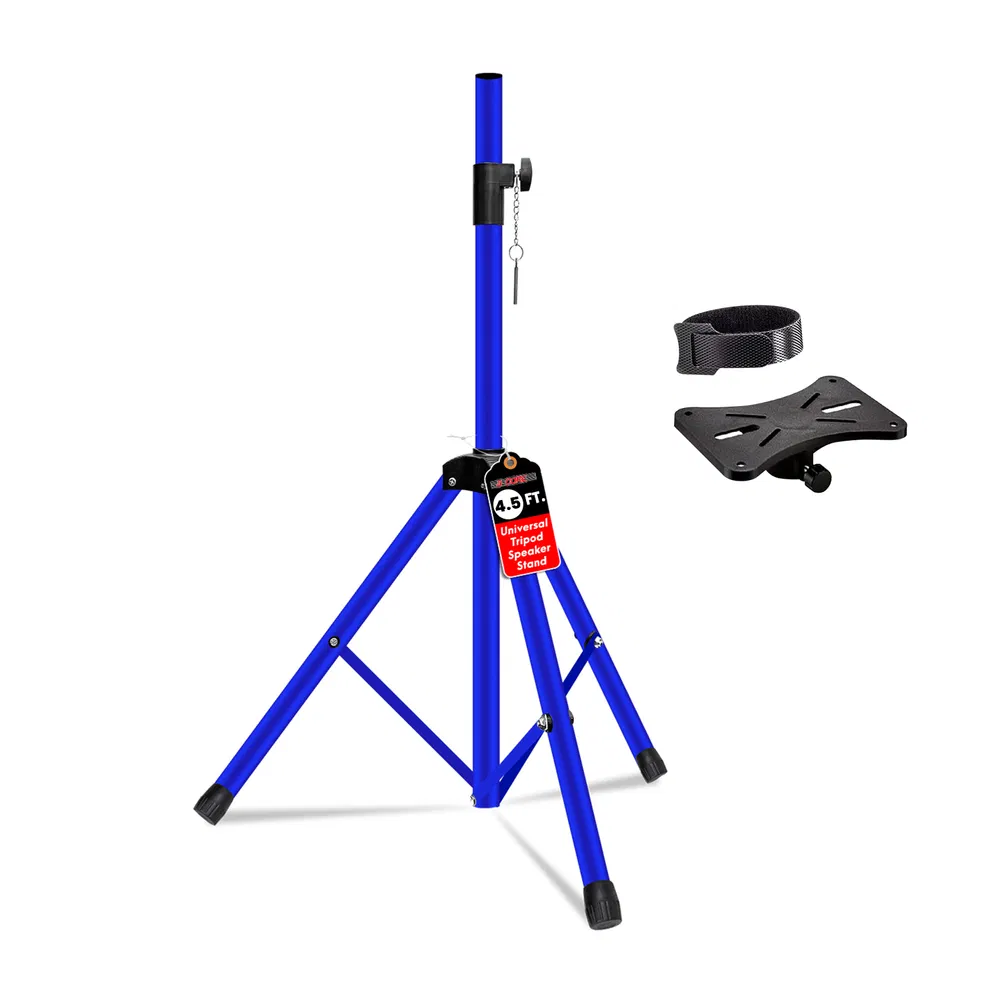 5 Core Speaker Stand Adjustable 31 to 54" PA DJ Tripod Stands Heavy Duty w 35mm Add 132 Lbs image 18