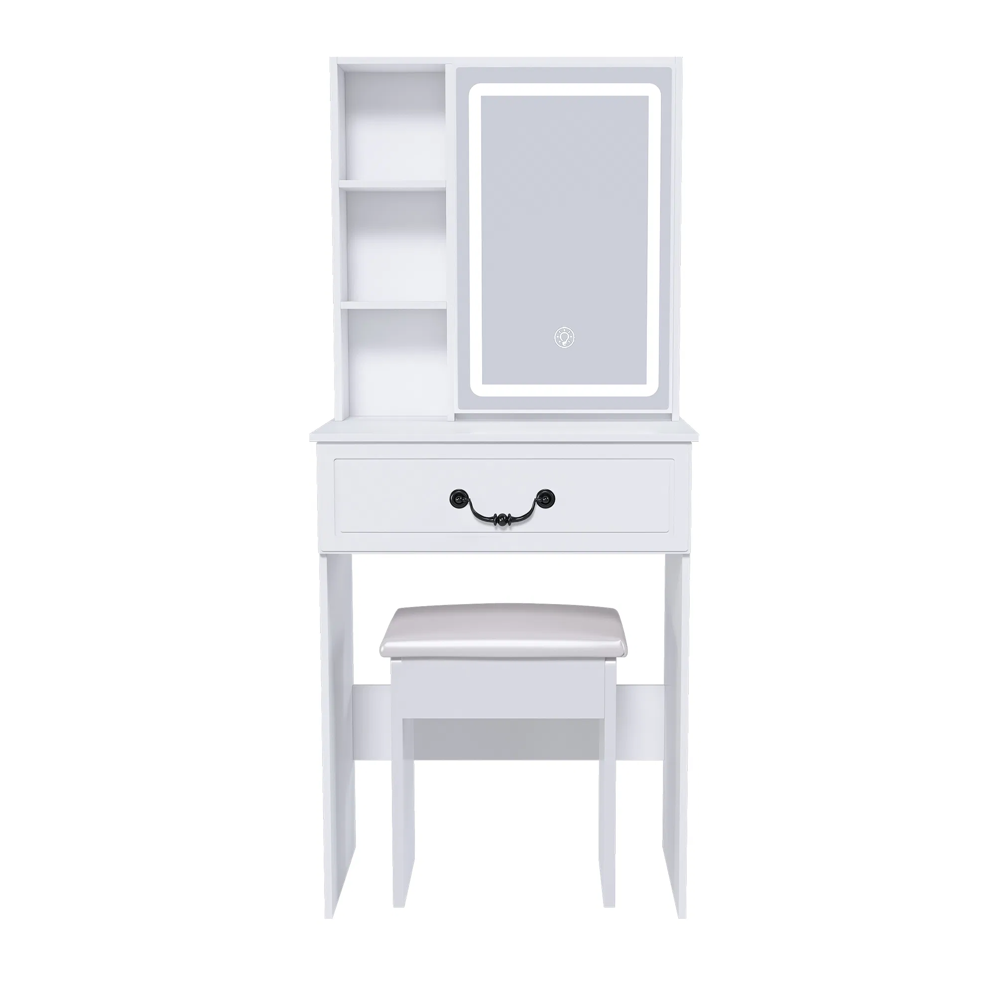 LED Mirror Vanity with Stool