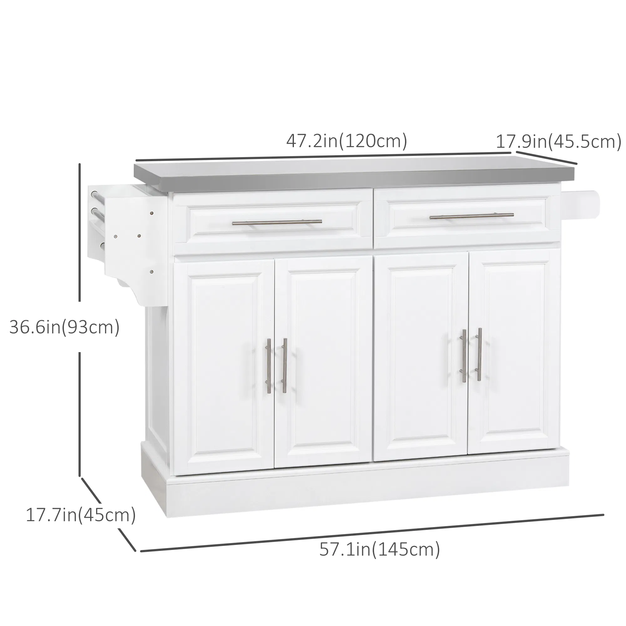 Rolling Kitchen Island, picture 4 of 5