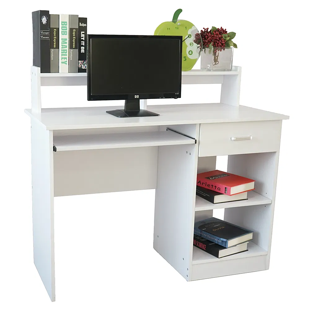 Chipboard Computer Desk with Drawer, picture 5 of 5