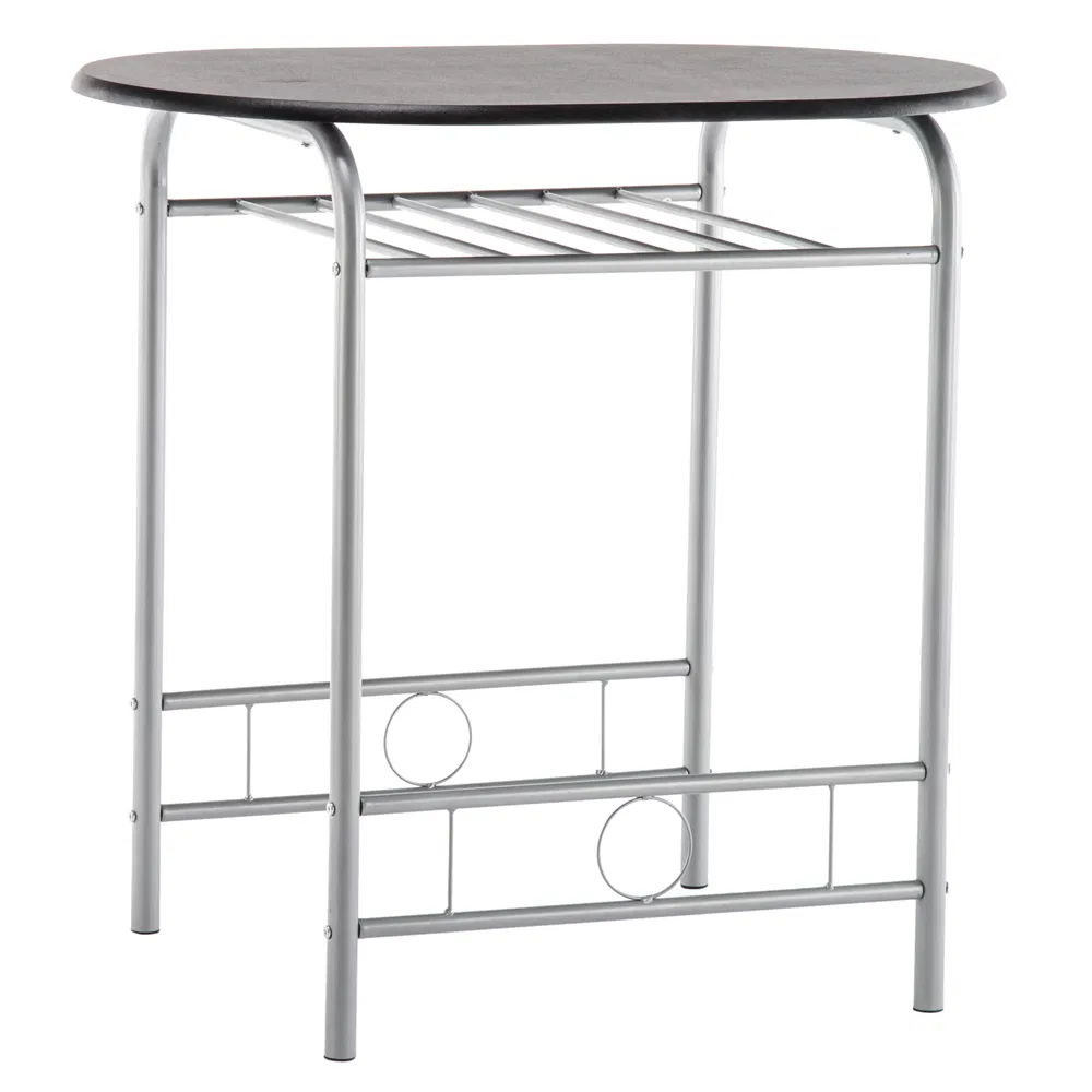 PVC Breakfast Table (One Table and Two Chairs) Black image 11