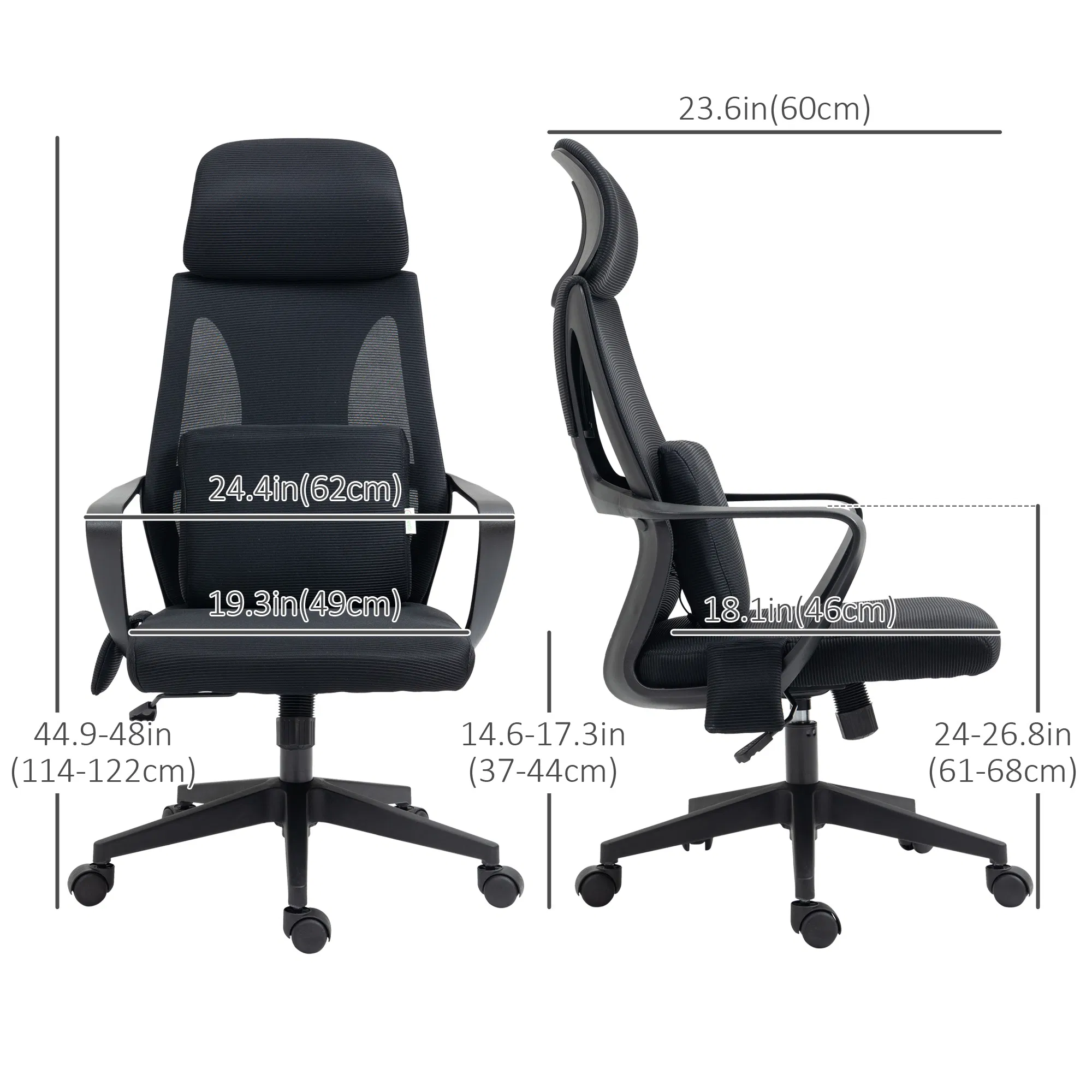 Office Chair High Back — Ergonomic Mesh Computer Chair Executive — photo 4