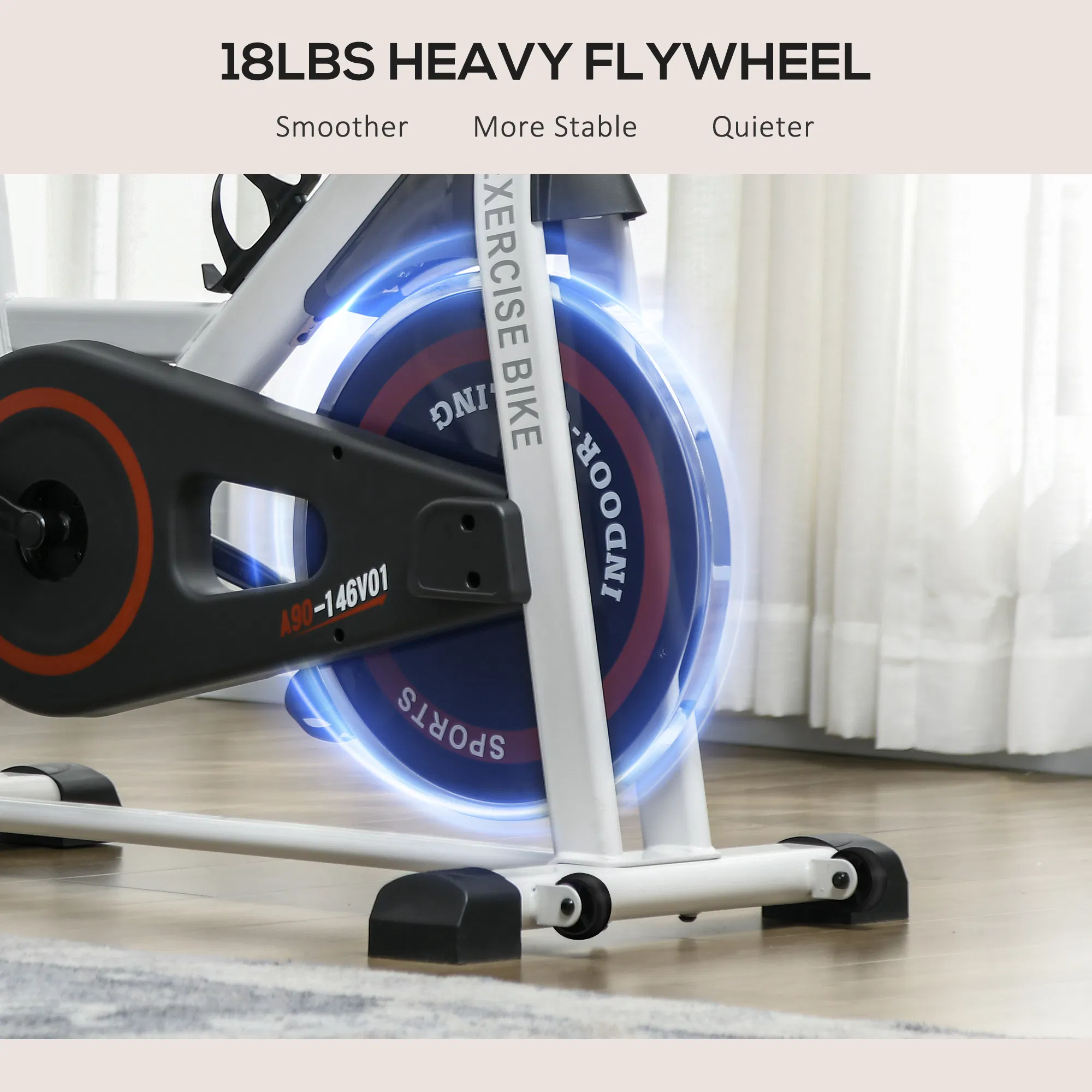 Adjustable Upright Stationary Exercise Bike w/ LCD Display β photo 7