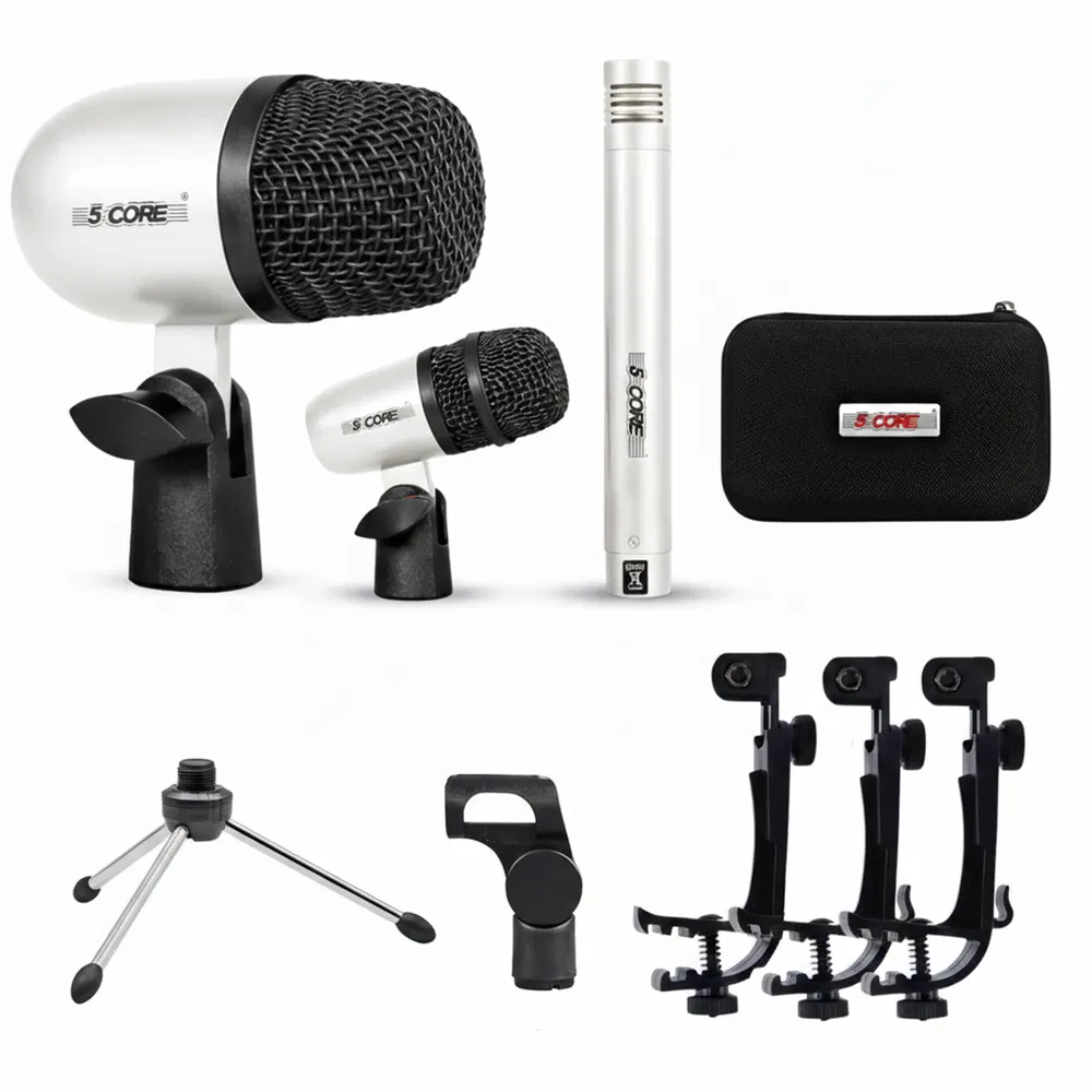 5 Core Conga Mic Snare Tom Microphone Drum Kit Condenser XLR Instrument Mics image 20