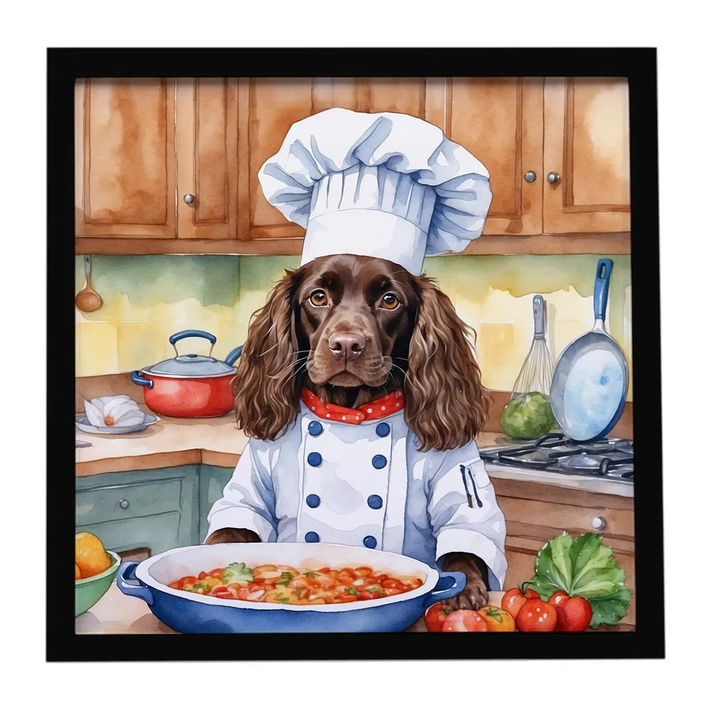 Framed Metal Print, Boykin Spaniel Chef, picture 4 of 4