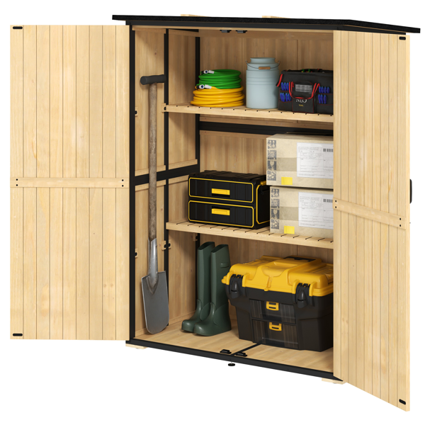 Outdoor Garden Storage Shed Tool House-9
