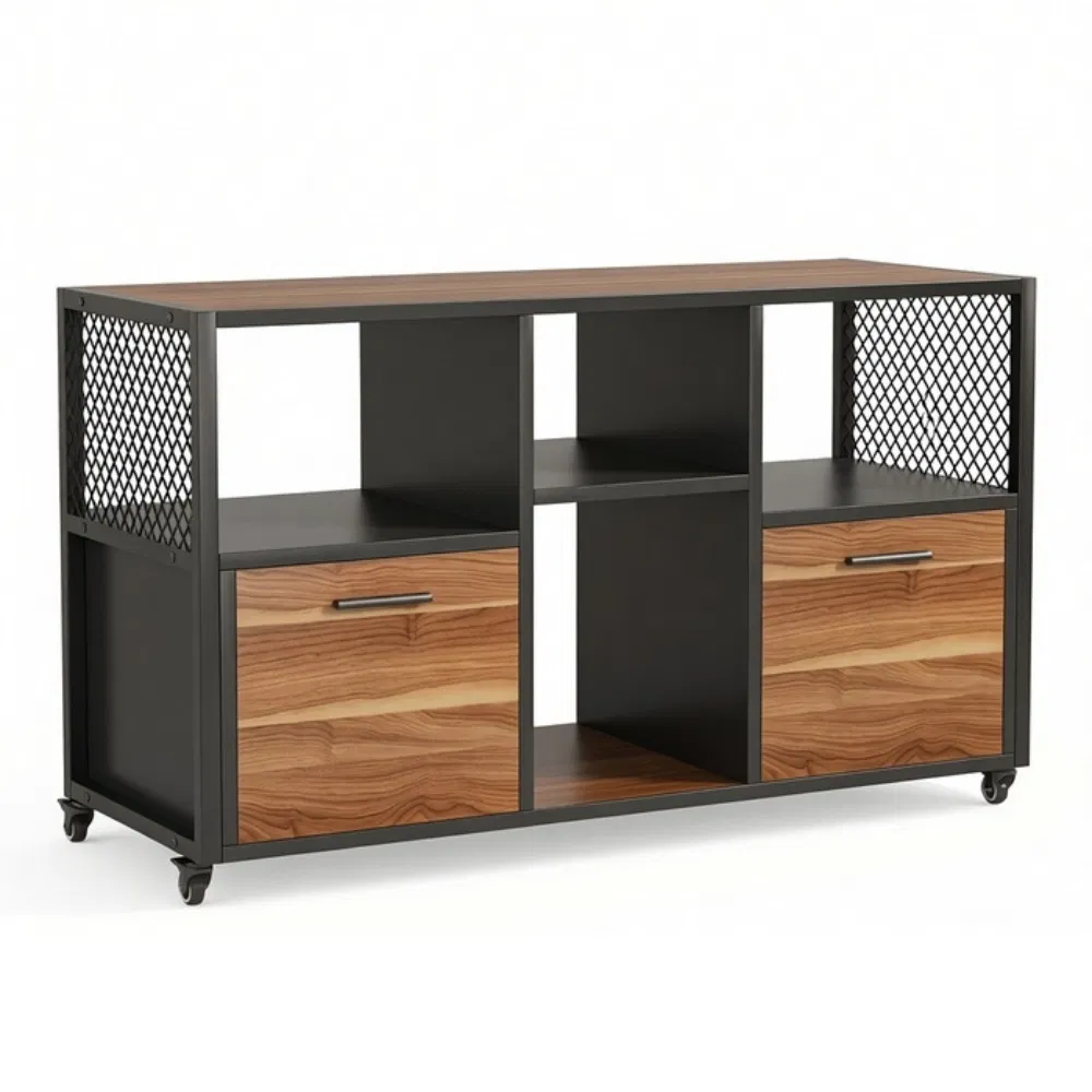 File Cabinet with Shelves