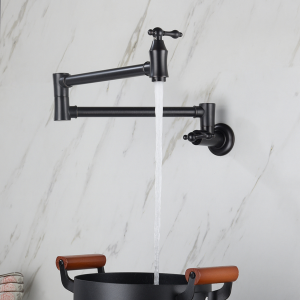  折叠龙头Folding faucet Pot Filler Faucet Wall Mount-18
