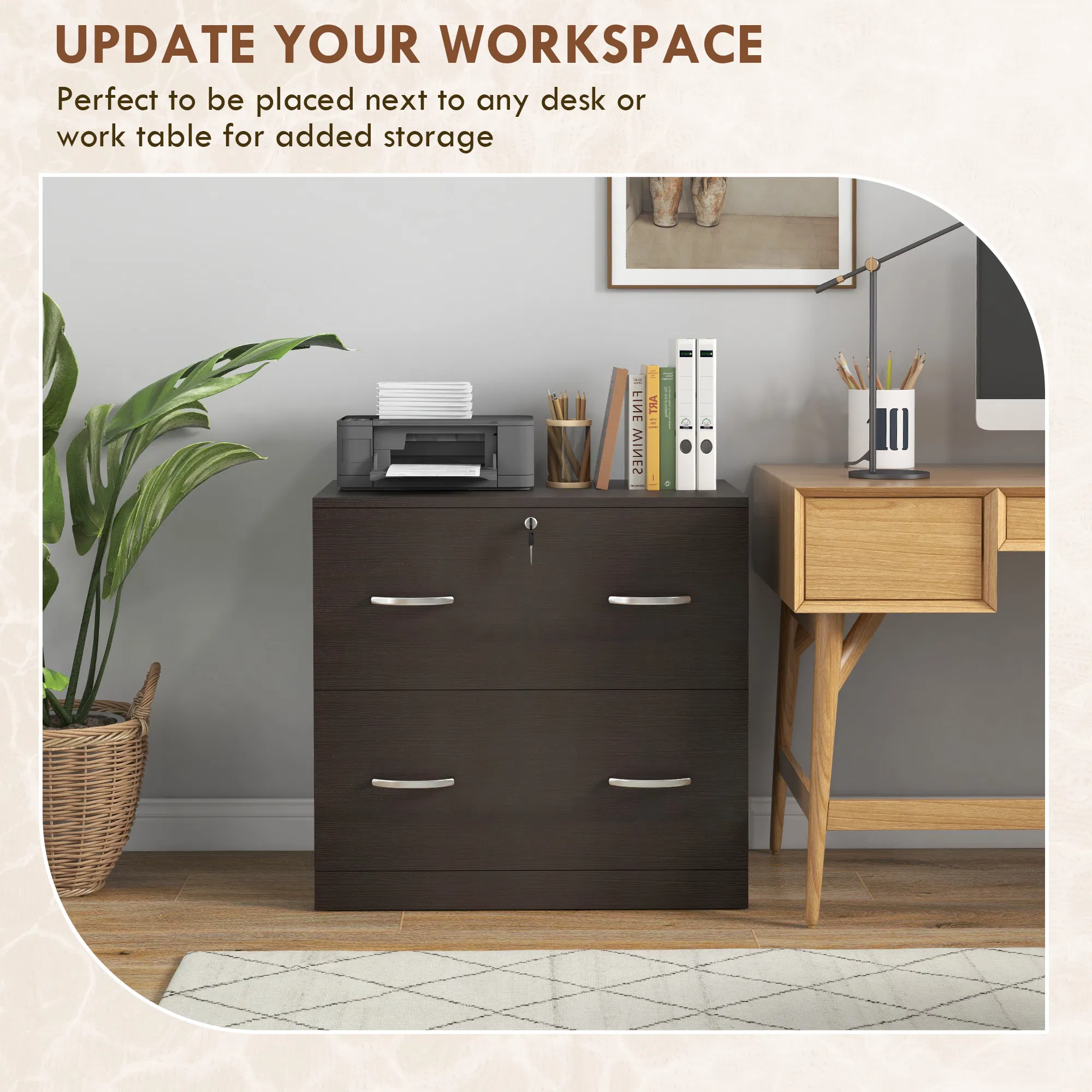 2 Drawer File Cabinet, picture 2 of 5