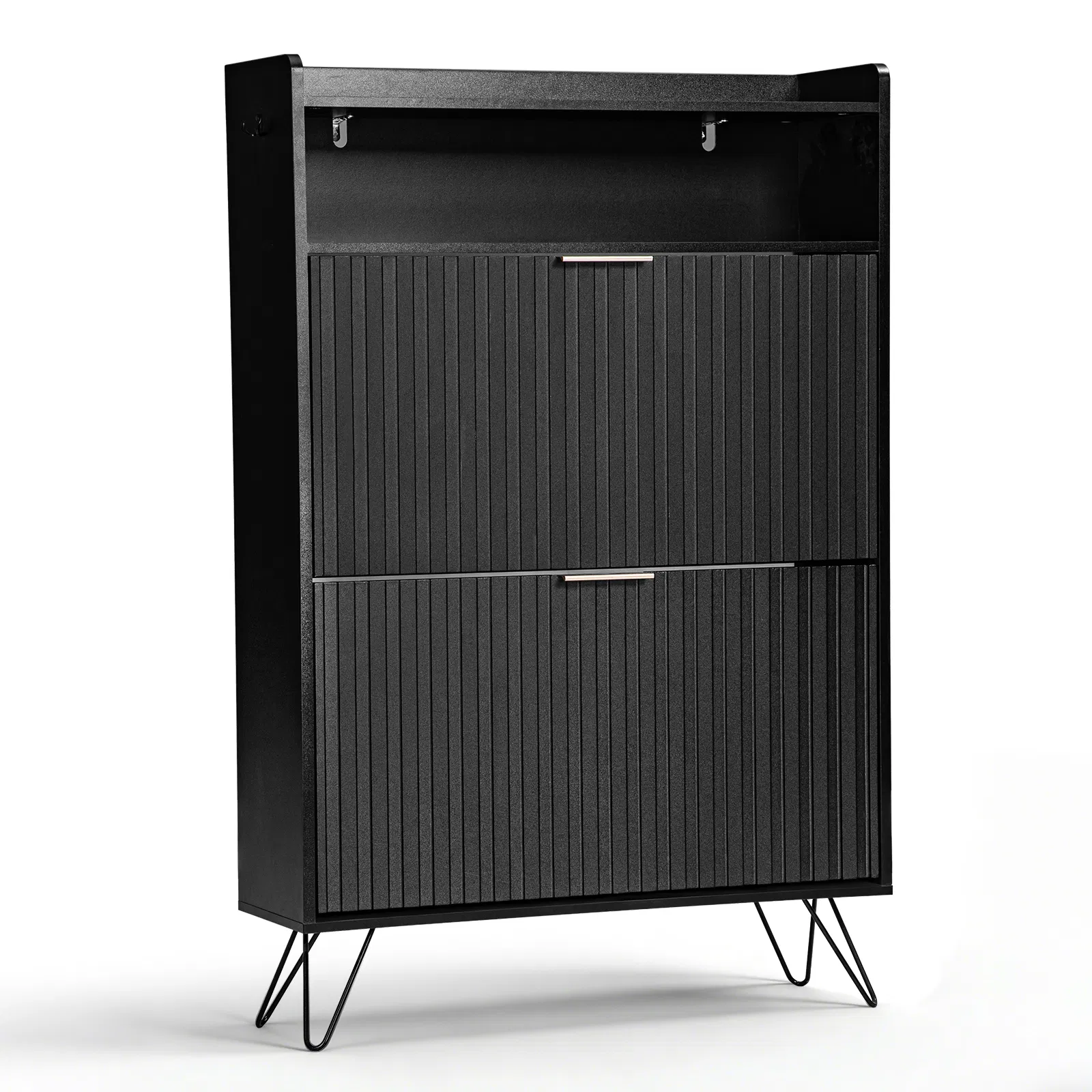 Shoe Cabinet with Flip-Up Lids, picture 2 of 5