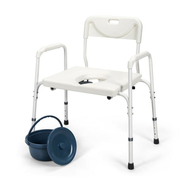 3-in-1 Heavy-Duty Commode Chair (34