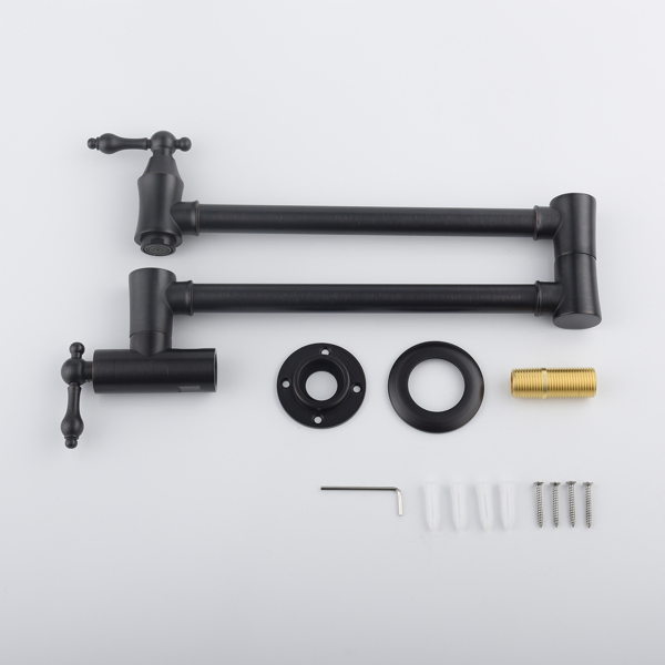  折叠龙头Folding faucet Pot Filler Faucet Wall Mount-14