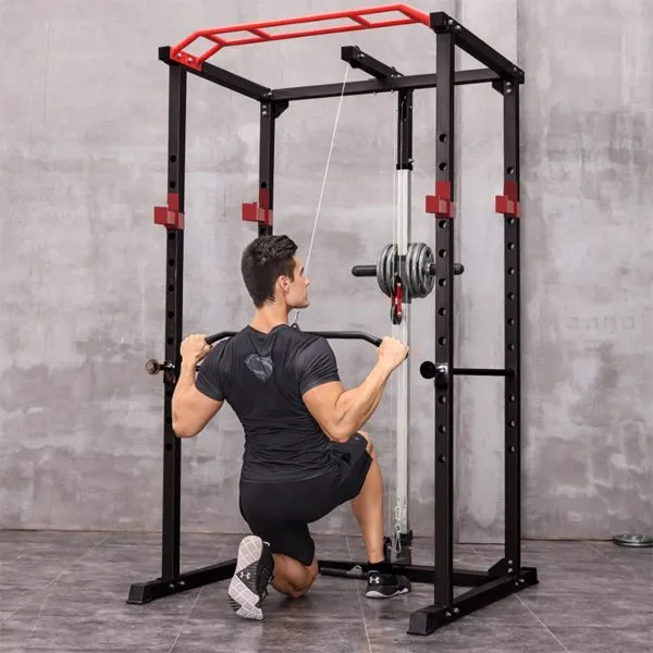 Power Cage Squat Rack Stands Gym Equipment 1000-Pound Capacity — photo 5