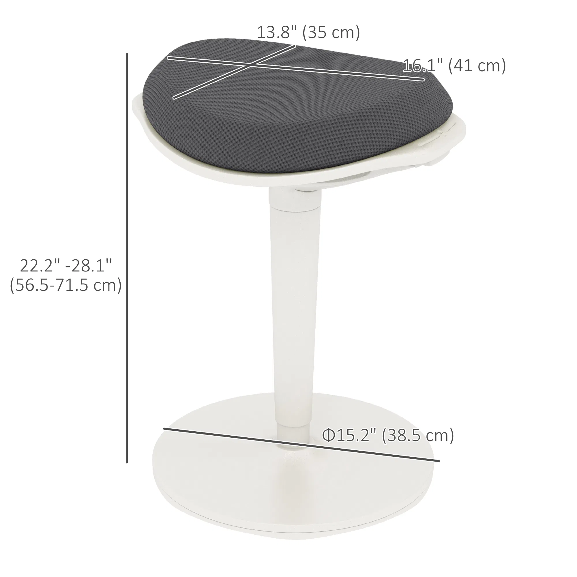 Standing Desk Stool β Ergonomic Wobble Chair β photo 4