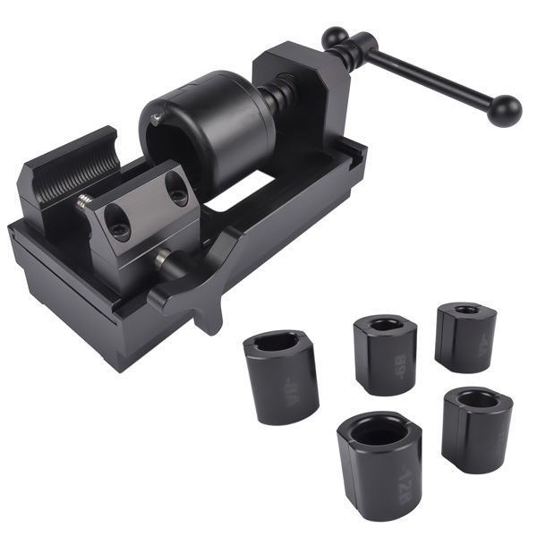 油管接头安装工具 Aluminum Fuel Line Fittings Installation Tool Fuel Hose Repair Tool Kit Black Fit from -4 to -16 Hose End Socket Nuts-14