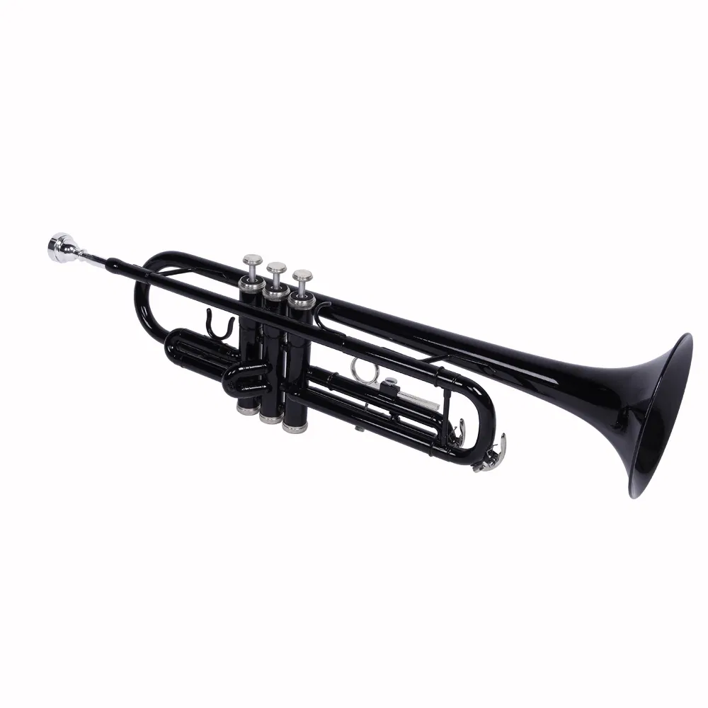 Nickel Plating Trumpet Gloves Set Black image 2