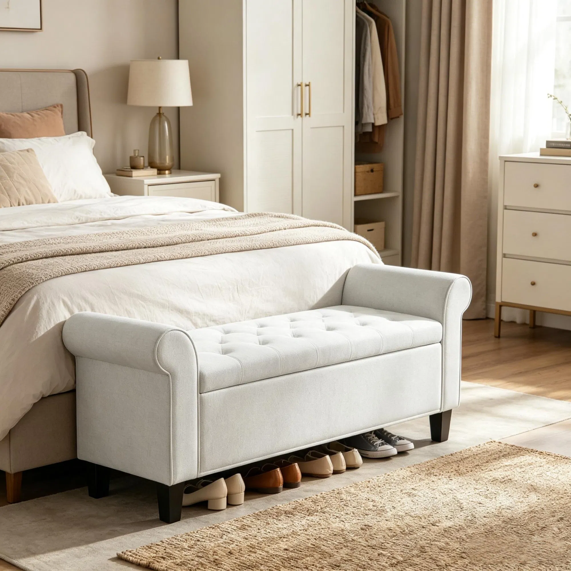 Storage Ottoman Bench, picture 2 of 5