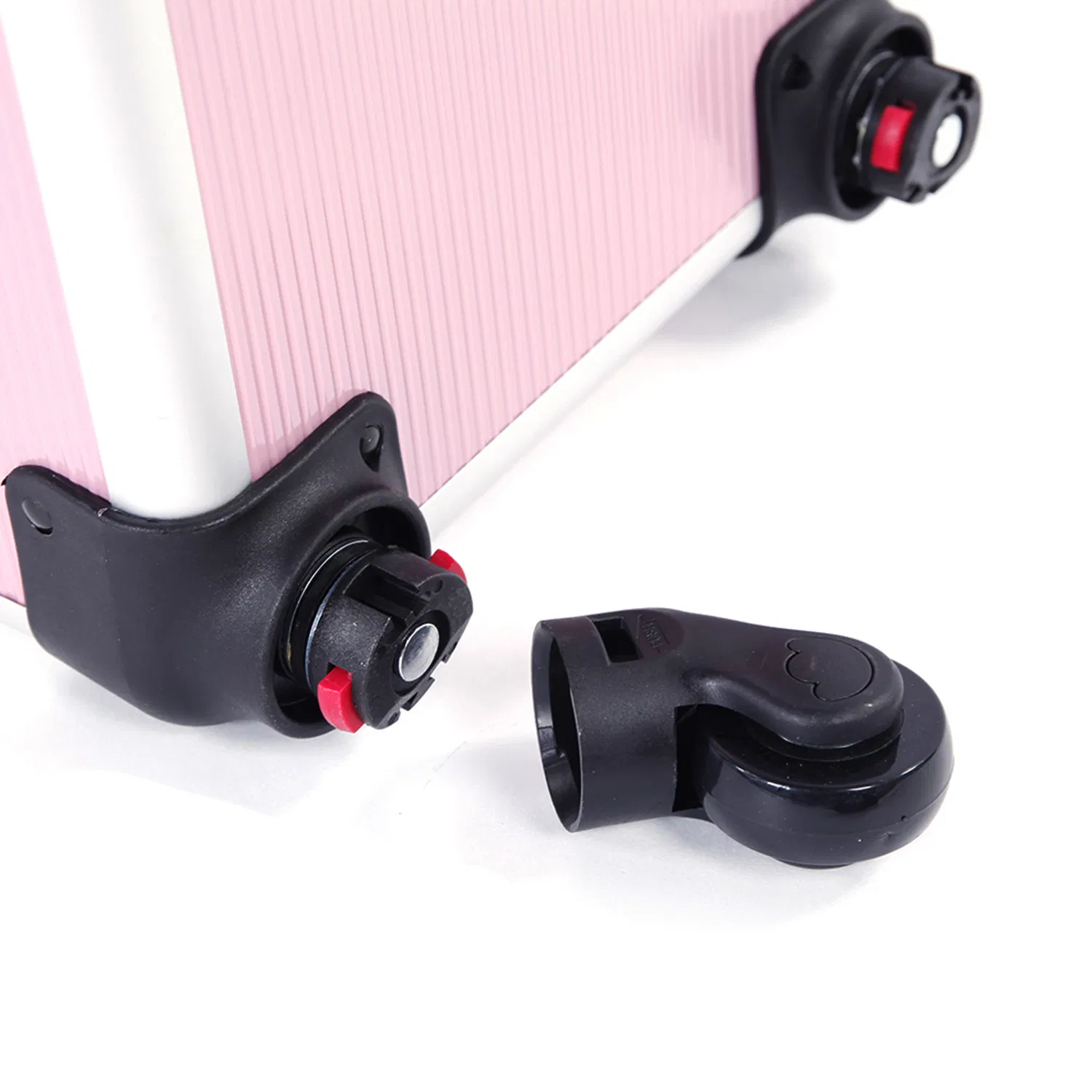 4 in 1 Aluminum Cosmetic Makeup Case Tattoo Box Pink image 12