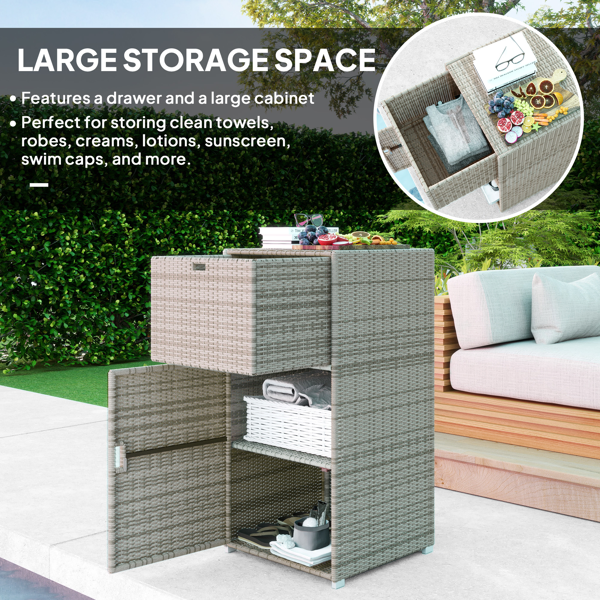Outdoor Towel Rack/Storage Cabinets/Lockers/rolling wardrobe-15