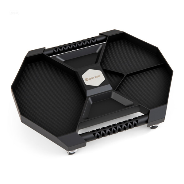 Rolling Tool Creeper PP PVC Storage Caddy with 360° Swivel Casters 30LBS Capacity-13