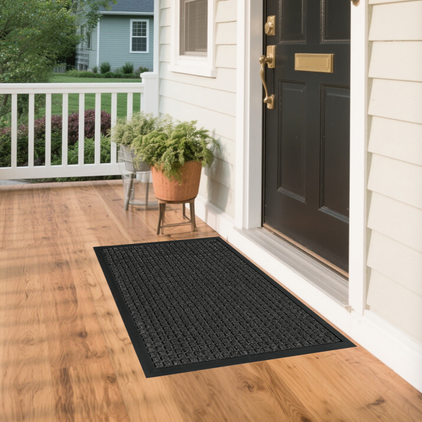 1PC Polypropylene Small Grid Composite Rubber Mat, Gray, 60x90x0.7cm, Kitchen & Home Anti-Fatigue Floor… image 19