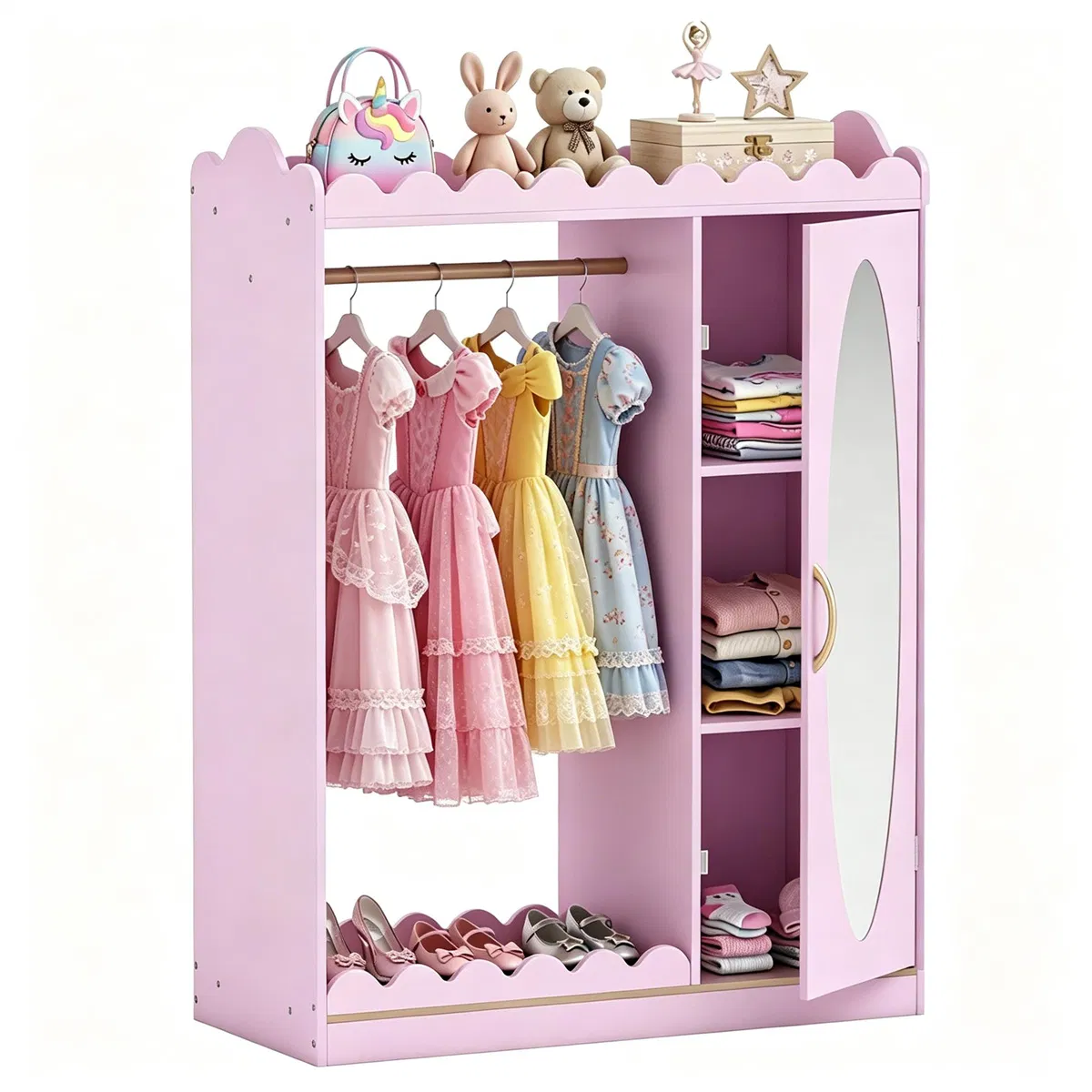 Kids Dress Up Closet with Mirror, picture 4 of 5
