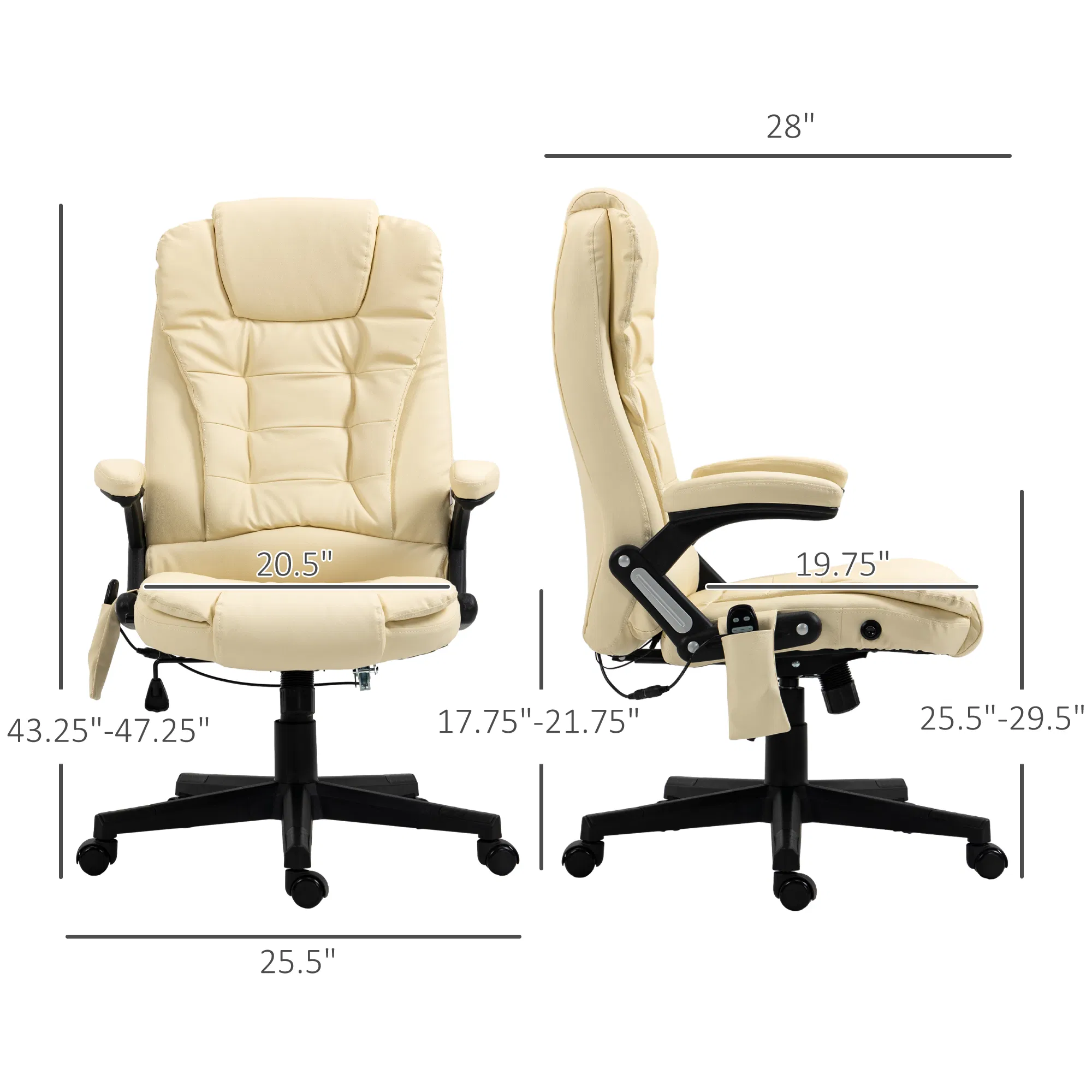 Office Chair Adjustable Heated Ergonomic Massage Swivel — photo 5