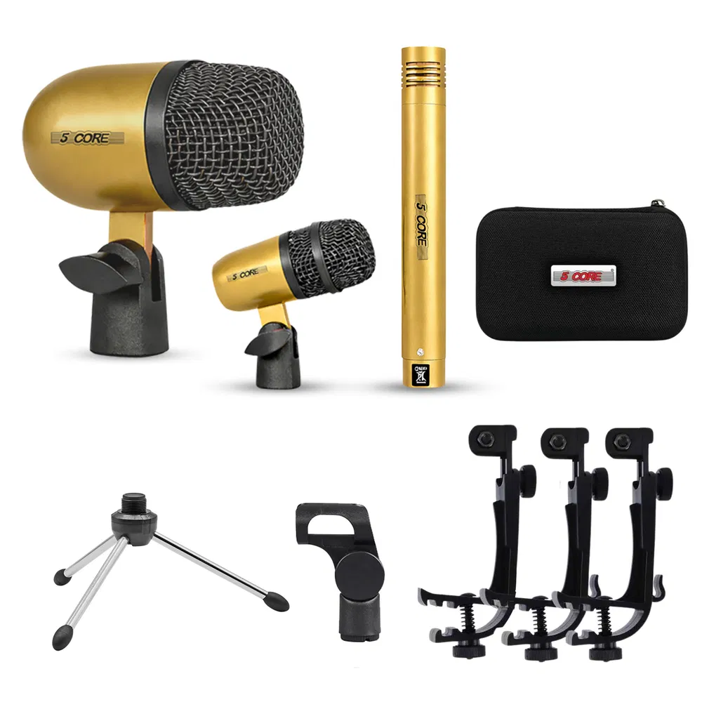 5 Core Conga Mic Snare Tom Microphone Drum Kit Condenser XLR Instrument Mics image 22