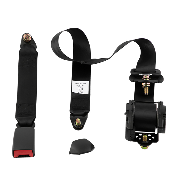 	2Pcs Universal Retractable 3 Point Seat Belt Car Vehicle Safety Belt Harness Set-10