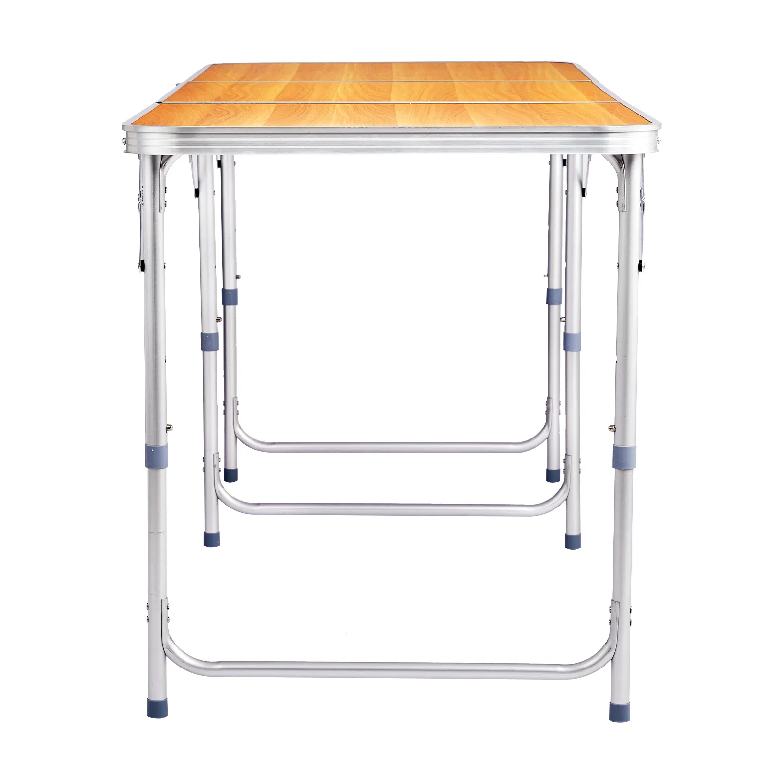 6ft Aluminum Alloy Folding Table wood grain color image 15