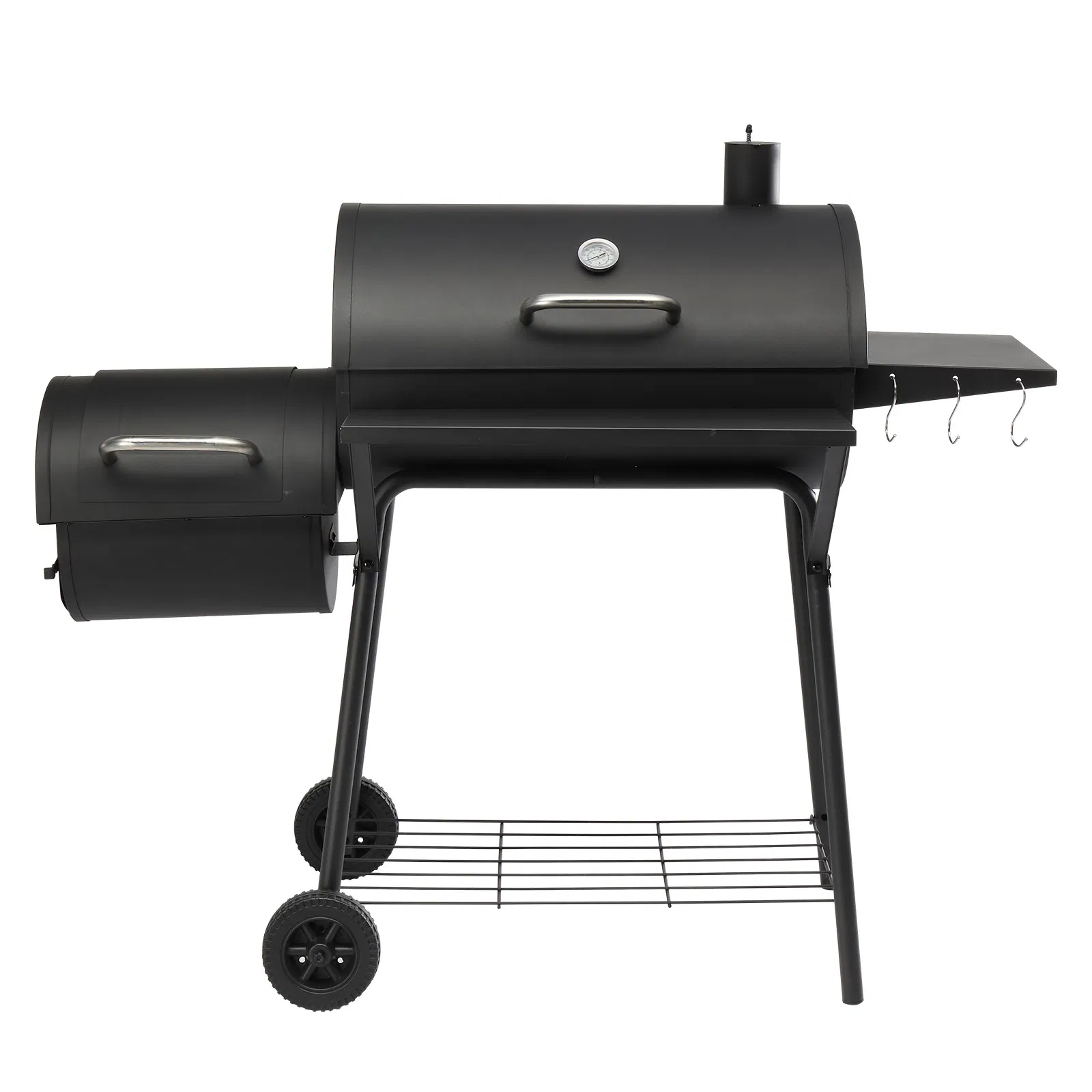 Barrel Charcoal Grill with Offset Smoker & Warming Rack, Outdoor BBQ Grill with 557 Sq. In. Grilling… image 2