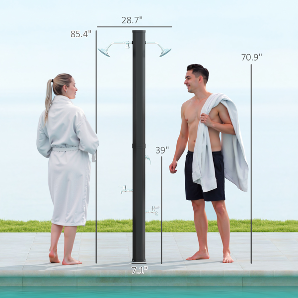 Solar heated shower-11