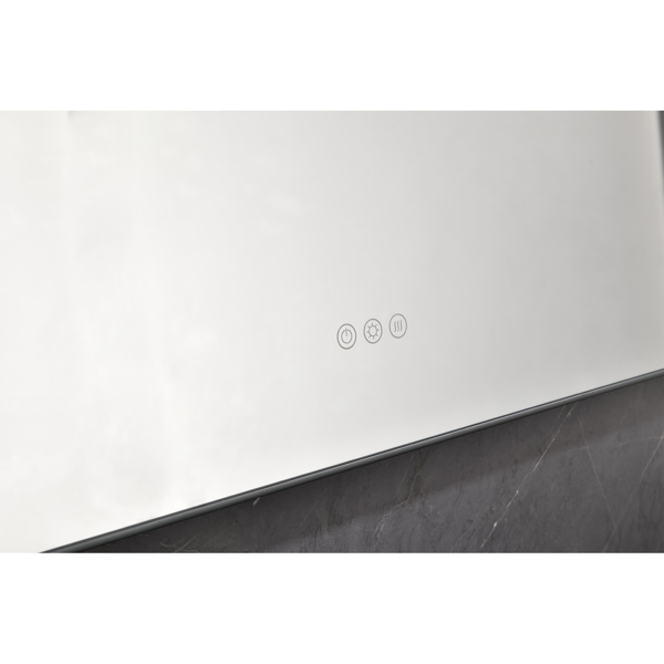 48x36 英寸 LED 背光浴室镜, 带金属框架, 壁挂式梳妆镜, 带智能触摸按钮, 防雾, 记忆功能, 3 种颜色, 无级调光化妆镜-16