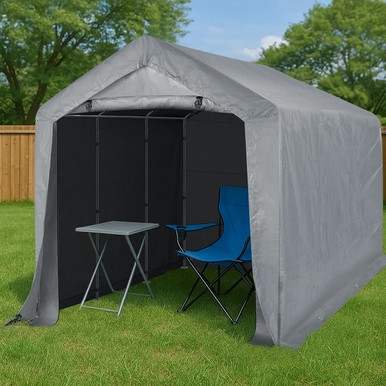 8'X 12'outdoor storage shelter shed