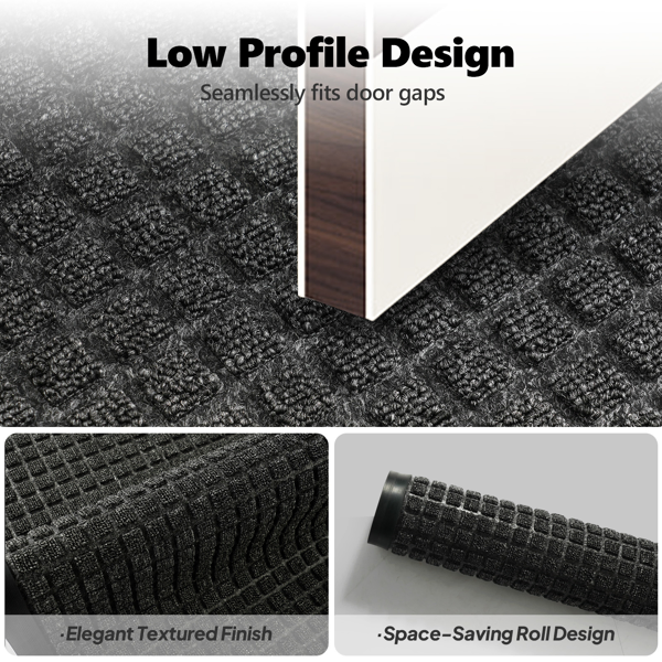 1PC Polypropylene Small Grid Composite Rubber Mat, Gray, 60x90x0.7cm, Kitchen & Home Anti-Fatigue Floor… image 18