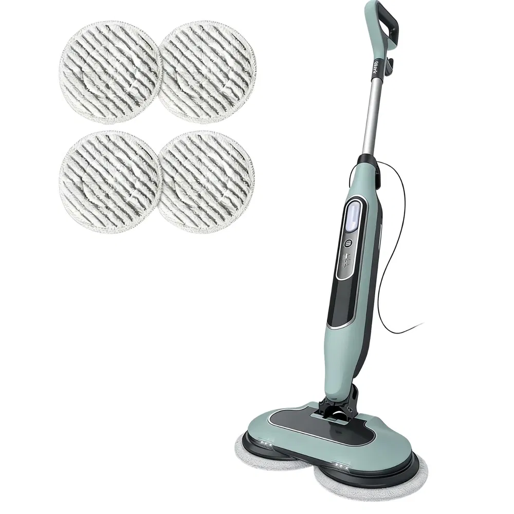 Dual Head Hard Floor Steam Mop, 3 Adjustable Steam Modes, LED Headlights, Lightweight for Home Tile Cleaning image 9