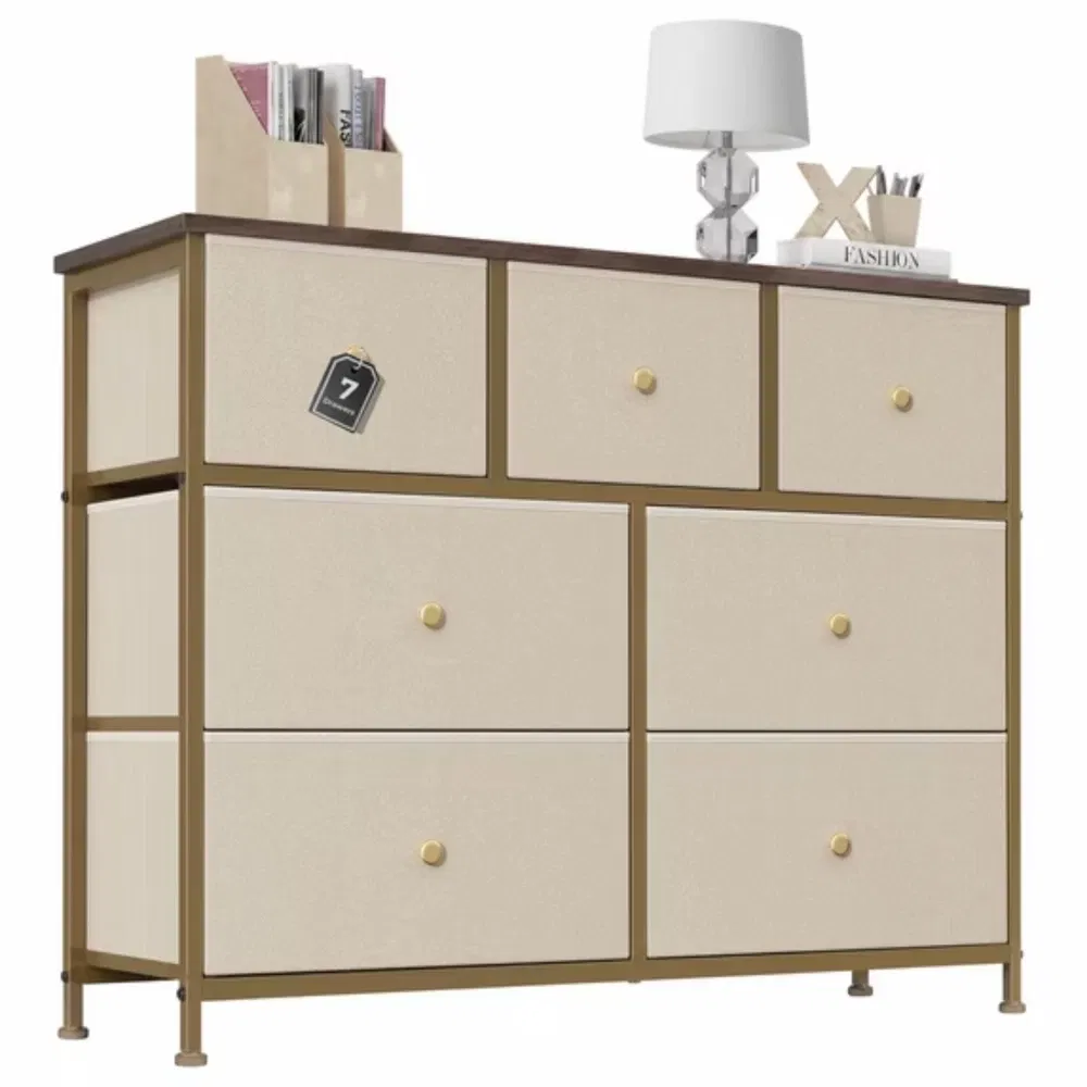 7-Drawer Fabric Dresser, picture 6 of 7