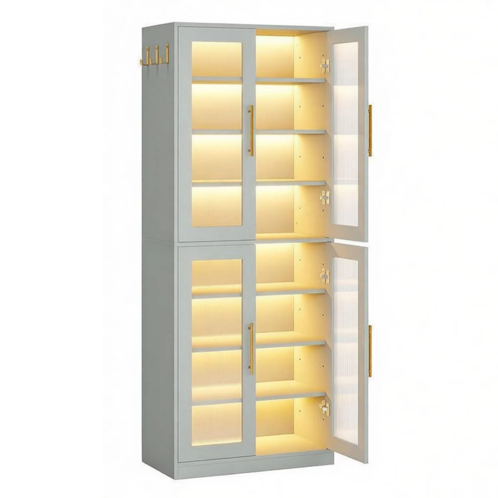 Shoe Storage Cabinet with Acrylic Doors
