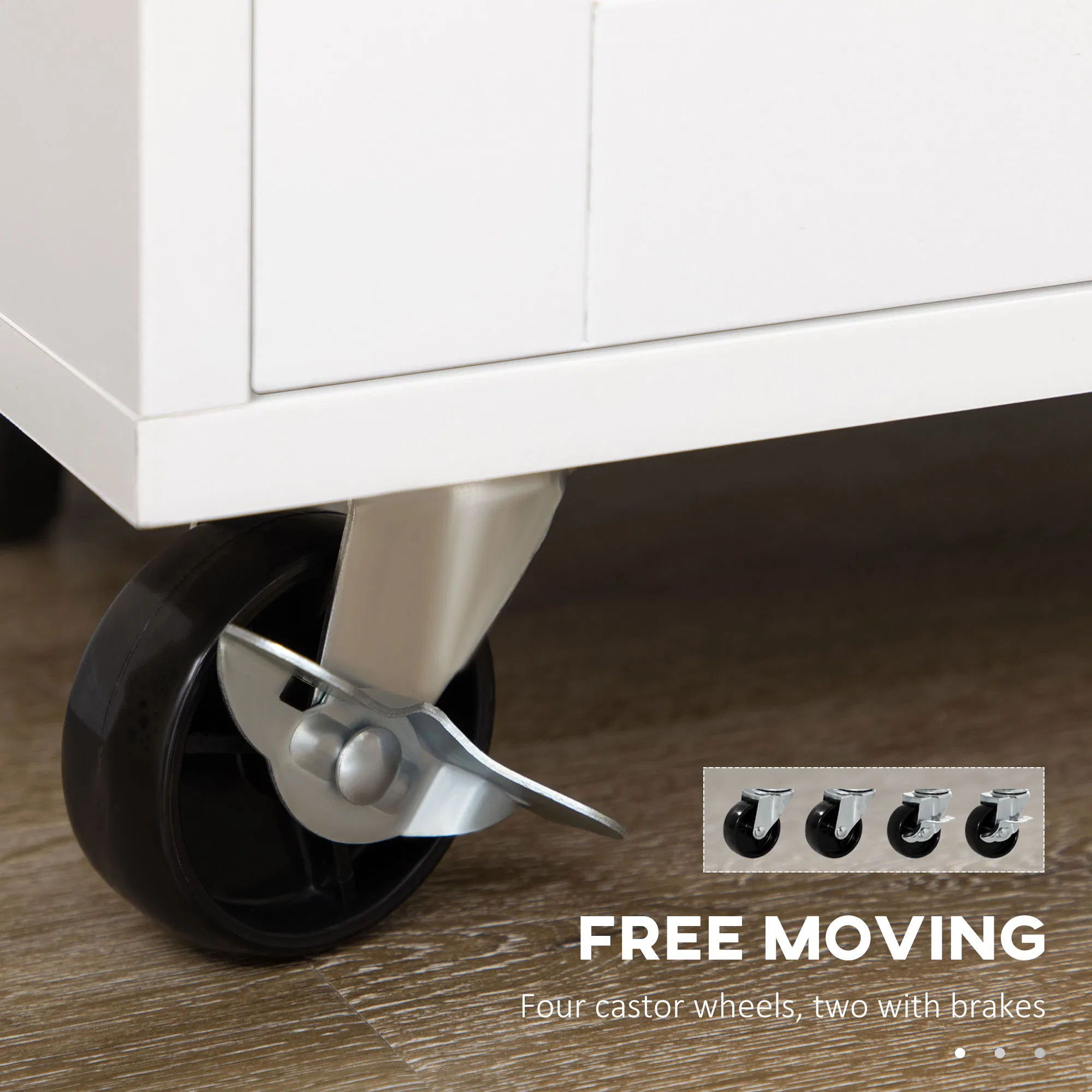Rolling Kitchen Island Cart, picture 4 of 5