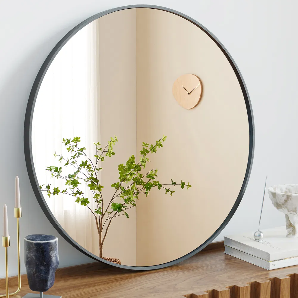 Round Wall Mirror, 20-30 Inch, picture 4 of 9