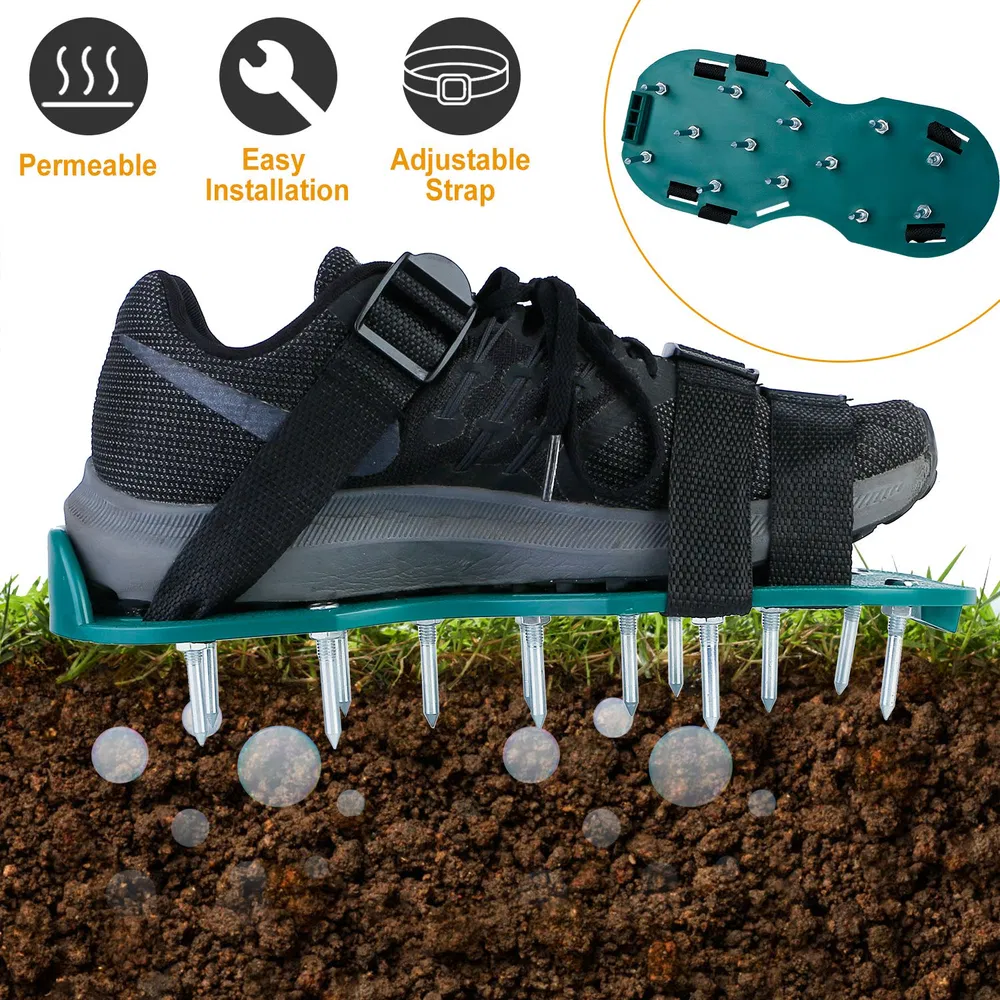 Lawn Aerator Shoes with Straps, picture 3 of 3