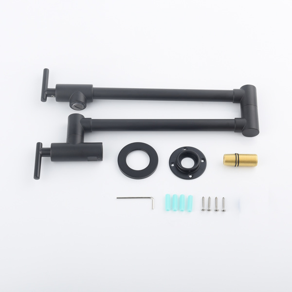 折叠龙头Folding faucet Pot Filler Faucet Wall Mount-10