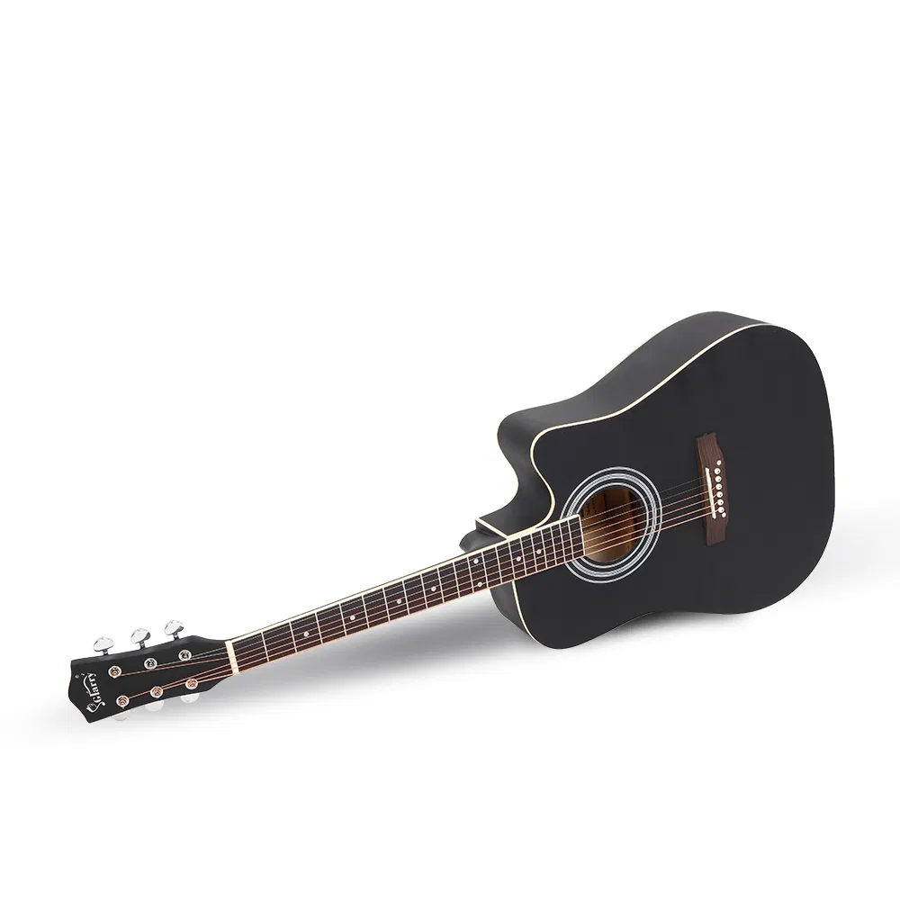 [Do Not Sell on Amazon] GT502 41-Inch Notch Spruce Panel Matte Edging Folk Guitar Bag Shield Wrench Black image 8