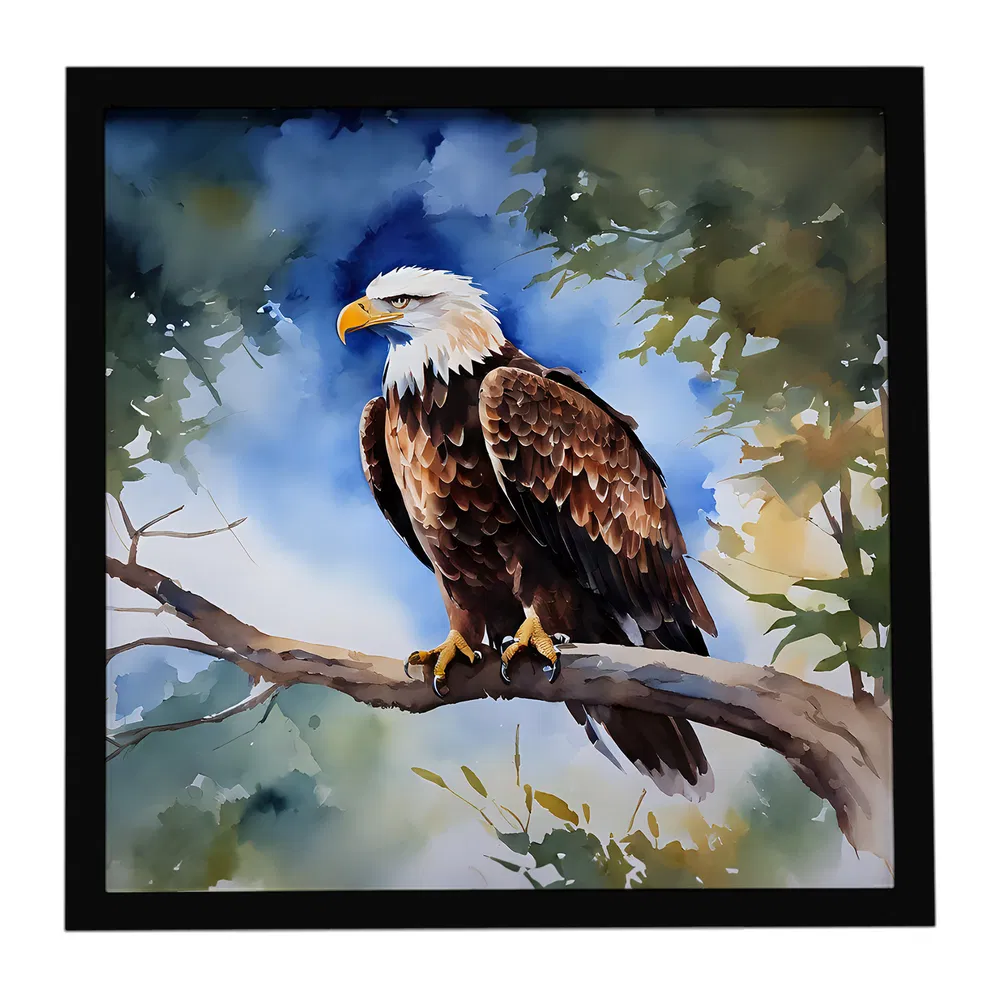 Framed Metal Print, Eagle, picture 3 of 3