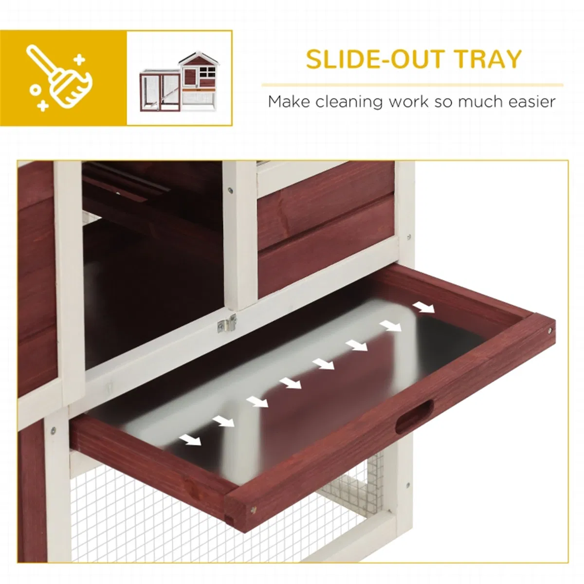 Small Animal Cage /Rabbit Hutch ( Amazon Shipping)(Prohibited by WalMart) — image 1
