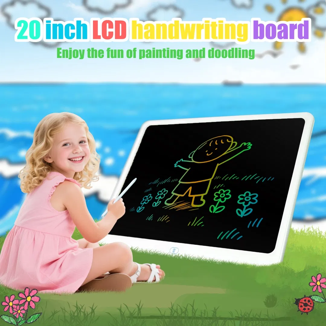 (TEMU&TK only supports PICKUP)LCD Writing Tablet, Valentines Day Gifts for Kids,20 Inch Colorful Toddler Doodle Board Drawing Tablet, Erasable Reusable Electronic Drawing Pads, Edu